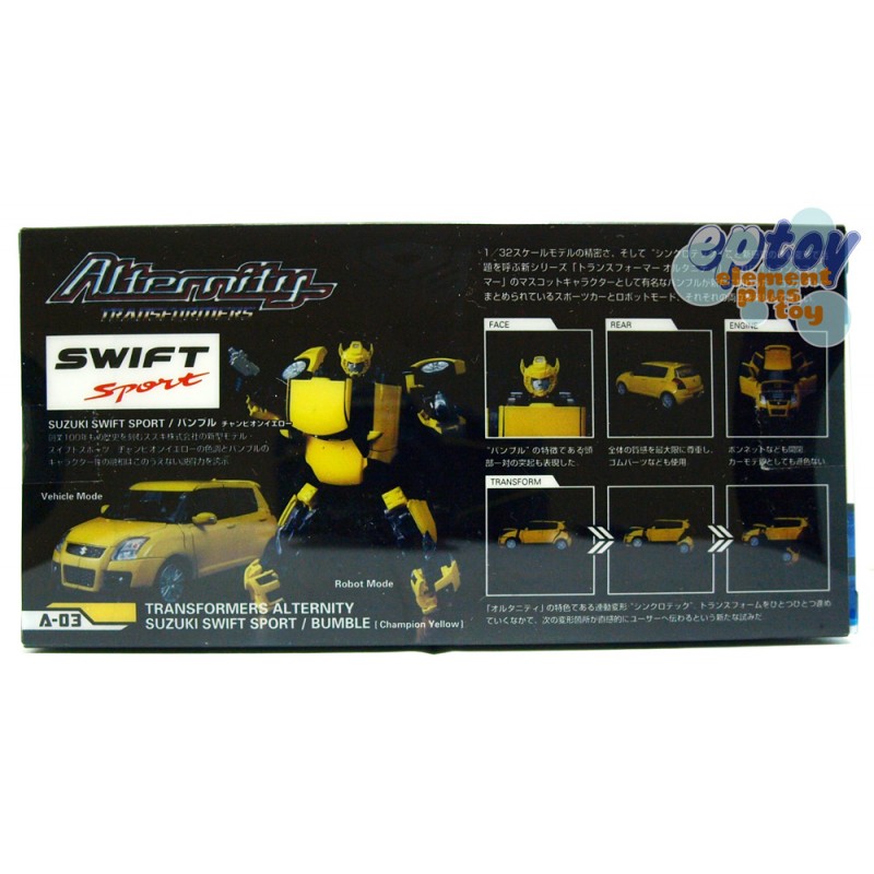 eptoy-Transformers Alternity A-03 Suzuki Swift Sport Bumblebee