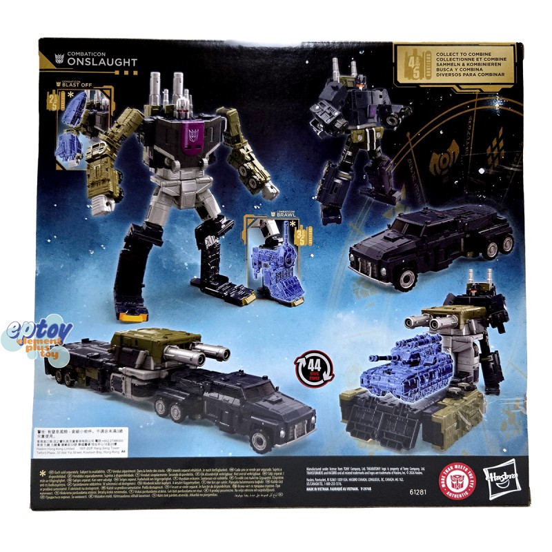 Transformers Generations Age of the Primes Commander Class Combaticon Onslaught