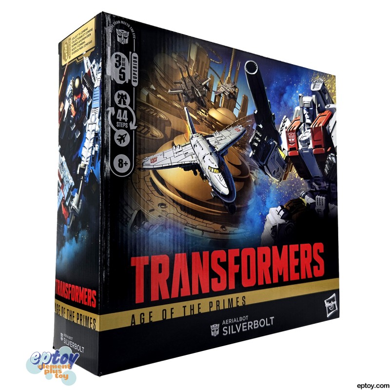 Transformers Generations Age of the Primes Superion Aerialbot Silverbolt Skydive Fireflight Air Raid Slingshot Set