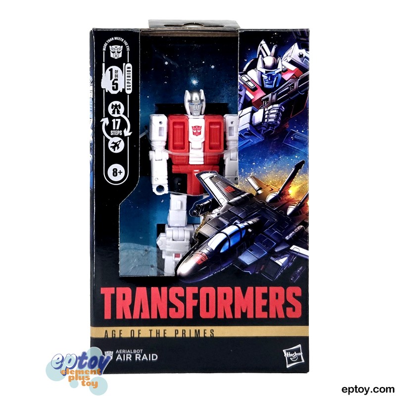 Transformers Generations Age of the Primes Superion Aerialbot Silverbolt Skydive Fireflight Air Raid Slingshot Set