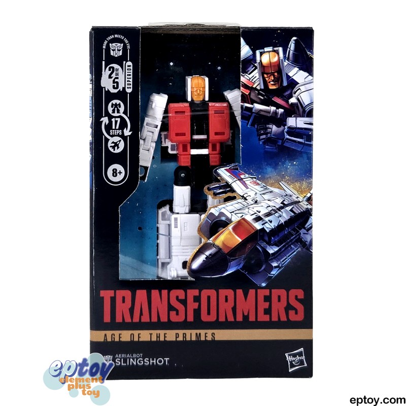 Transformers Generations Age of the Primes Superion Aerialbot Silverbolt Skydive Fireflight Air Raid Slingshot Set