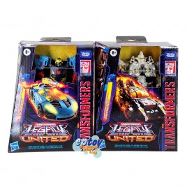 Transformers Generations Legacy United Deluxe Class Cybertron Universe Hot Shot & Infernac Universe Nucleous
