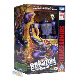 Transformers Generations WFC Kingdom War For Cybertron Deluxe Class K23 Predacon Scorponok 