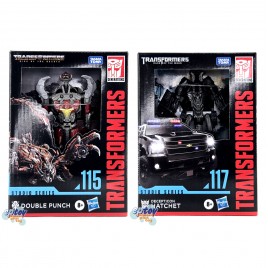 Transformers Studio Series Deluxe Class SS-115 Double Punch & SS-117 Decepticon Hatchet