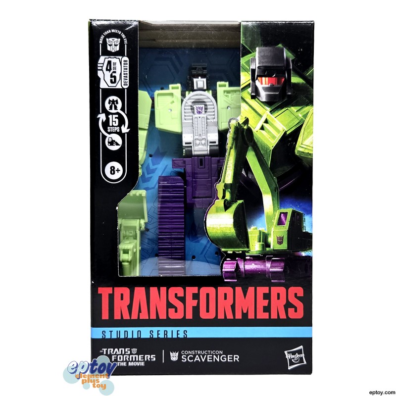 Transformers Studio Series The Movie Devastator Constructicon Long Haul Hook Scavenger Mixmaster Scrapper Bonecrusher Set