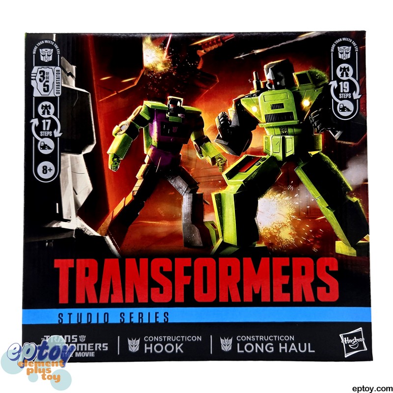 Transformers Studio Series The Movie Devastator Constructicon Long Haul & Constructicon Hook Transformers Studio Series The Movie Devastator Constructicon Long Haul & Constructicon Hook