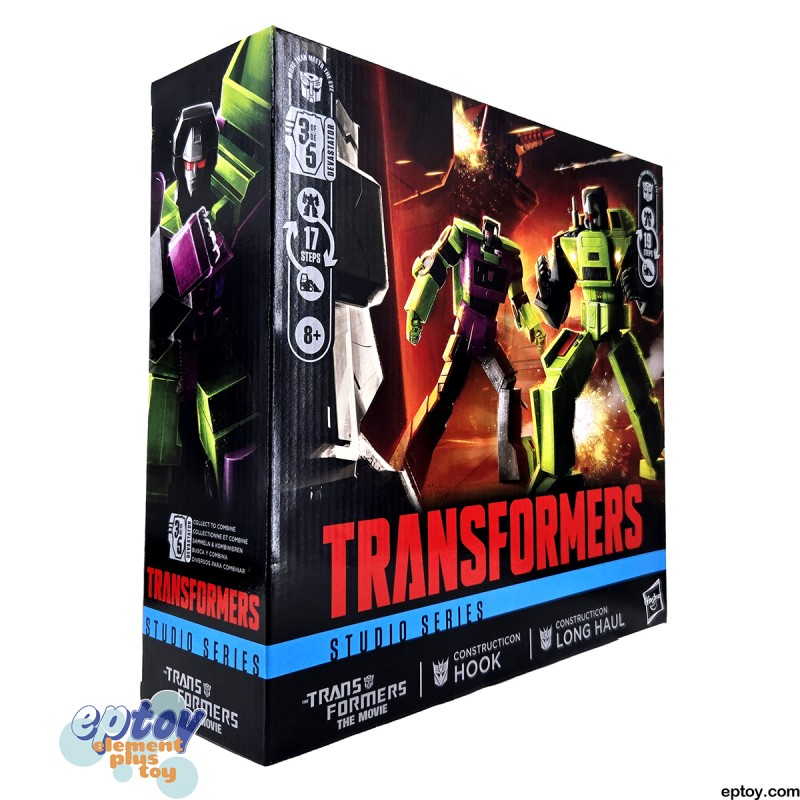 Transformers Studio Series The Movie Devastator Constructicon Long Haul & Constructicon Hook