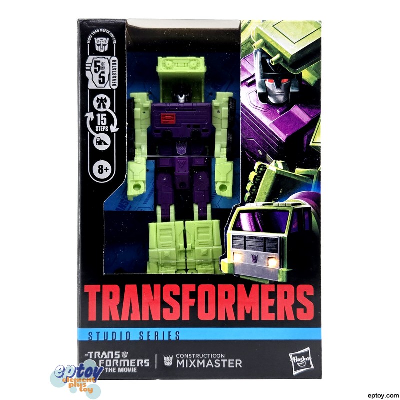 Transformers Studio Series The Movie Devastator Constructicon Long Haul Hook Scavenger Mixmaster Scrapper Bonecrusher Set