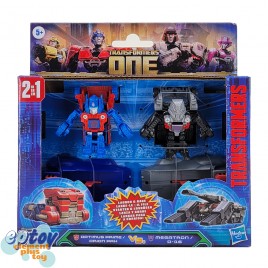 Transformers One Race Changers 2 Pack Optimus Prime Orion Pax VS. Megatron D-16