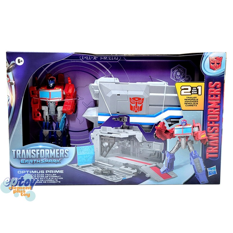 Transformers Earthspark Battle Base Trailer Optimus Prime Transformers Earthspark Battle Base Trailer Optimus Prime