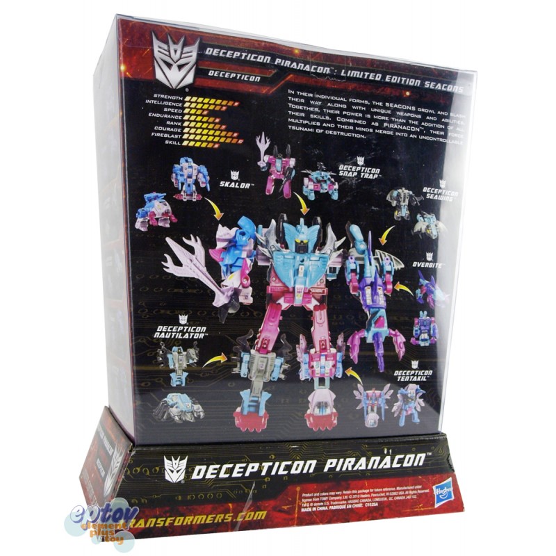 eptoy-Transformers G1 Commemorative Seacons Decepticon Piranacon