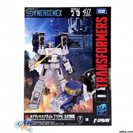 Transformers X Godzilla 70 T-SPARK 40TH Selection Synergenex Optimus Prime Type MFS-3 Kiryu Mechagodzilla