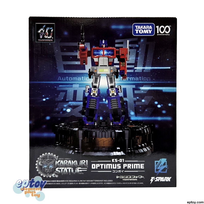 Takara Tomy 100th Anniversary Transformers T-SPARK 40TH Selection KARAKURI STATUE KS-01 Convoy Optimus Prime