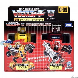 Transformers Missing Link C-09 Cybertron Hero Set Bumble Bumblebee  & Cliff Cliffjumper Anime Type