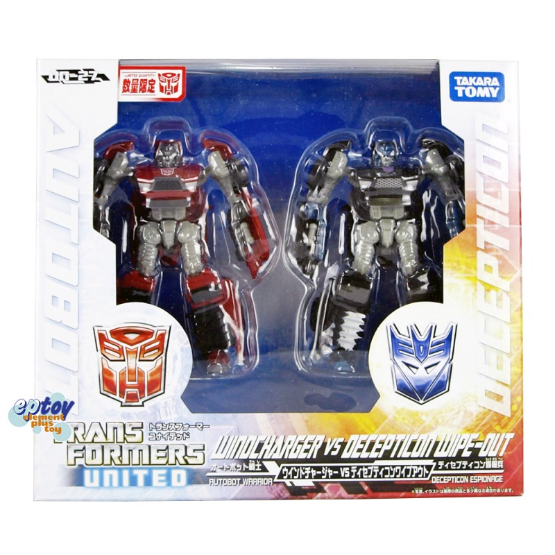 eptoy-Transformers United UN-27 Windcharger VS Decepticon Wipe-Out