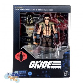 G.I.JOE GIJOE Classified Series 6-inch #139 Cobra CHIP Raptor Talon & General Ledger