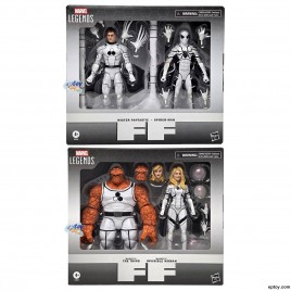 Marvel Legends Series 6-inch FF Future Foundation Mister Fantastic Spider-Man Invisible Woman The Thing Set