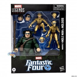 Marvel Legends Series Fantastic Four Marvel's Mole Man & Moloids