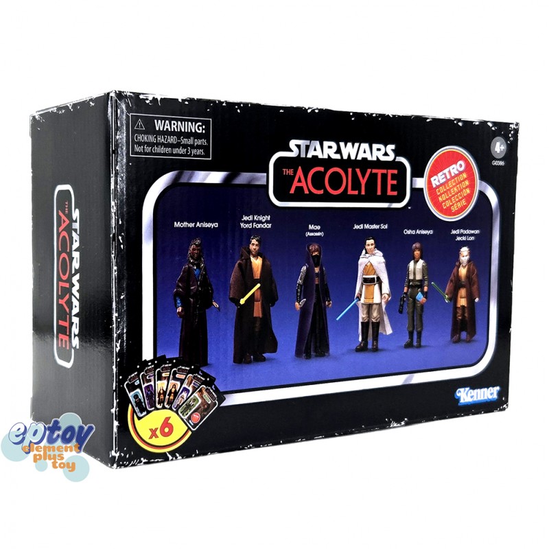 Star Wars Retro Collection The Acolyte Figure Multipack Mother Aniseya Jedi Knight Yord Fandar Mae Jedi Master Sol Osha Aniseya Jedi Padawan Jecki Lon Star Wars Retro Collection The Acolyte Figure Multipack Mother Aniseya Jedi Knight Yord Fandar Mae Jedi Master Sol Osha Aniseya Jedi Padawan Jecki Lon