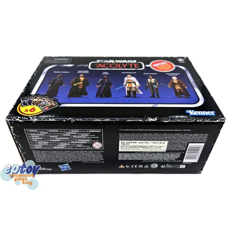 Star Wars Retro Collection The Acolyte Figure Multipack Mother Aniseya Jedi Knight Yord Fandar Mae Jedi Master Sol Osha Aniseya Jedi Padawan Jecki Lon
